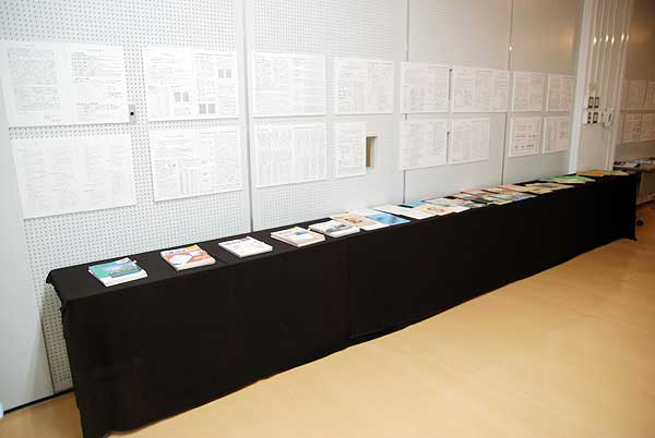 写植の時代展2・展示物