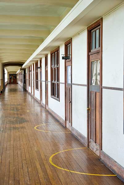 旧豊郷小学校 ２階廊下