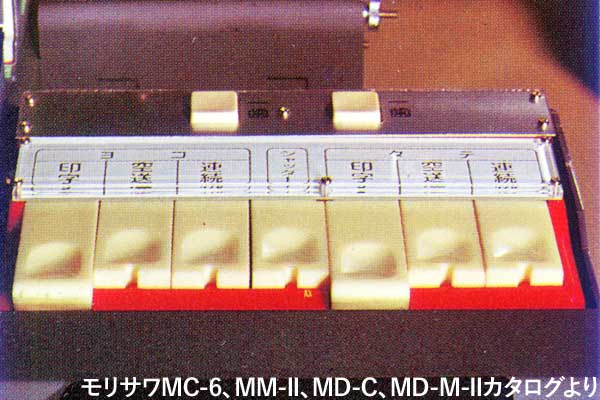 MM-II型の電動操作ボタン
